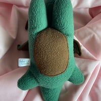 Green/Brown Western Dragon Plushie - Thumbnail 3