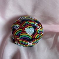 Rainbow D20 Cat Toy - Thumbnail 1