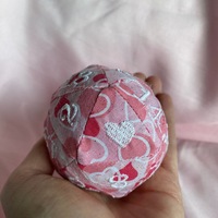 Pink Hearts D20 Cat Toy - Thumbnail 1