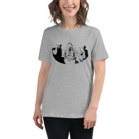 Monkeys in black Women's Relaxed T-Shirt - Thumbnail 6