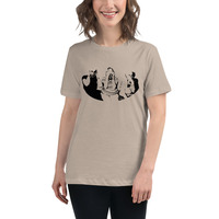 Monkeys in black Women's Relaxed T-Shirt - Thumbnail 8