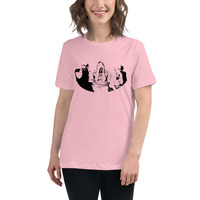 Monkeys in black Women's Relaxed T-Shirt - Thumbnail 12