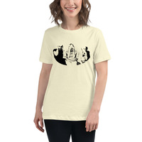Monkeys in black Women's Relaxed T-Shirt - Thumbnail 16
