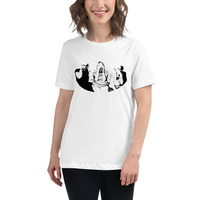 Monkeys in black Women's Relaxed T-Shirt - Thumbnail 18