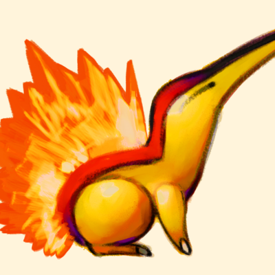 Sticker - cyndaquil
