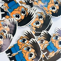 Sad HeyChris Sticker (FOB) - Thumbnail 1