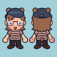 FOB Beartrick Acrylic Keychain - Thumbnail 4