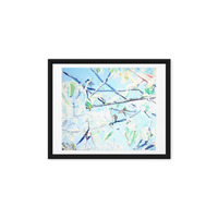Framed canvas - Swallows - Thumbnail 1