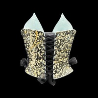 Street Art 3 piece wearable ceramic corset by: Nicole Moan  - Thumbnail 4