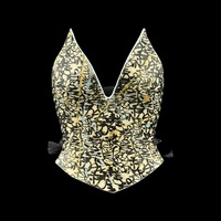 Street Art 3 piece wearable ceramic corset by: Nicole Moan  - Thumbnail 8