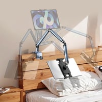 Perfect Aluminum iPad Pro Surface Pro Stand For Bed And Desk IPS04 - Thumbnail 1