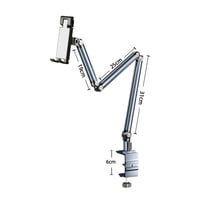 Perfect Aluminum iPad Pro Surface Pro Stand For Bed And Desk IPS04 - Thumbnail 6