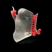 Plastic Love wearable ceramic corset by: Nicole Moan  - Thumbnail 1