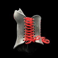 Plastic Love wearable ceramic corset by: Nicole Moan  - Thumbnail 2