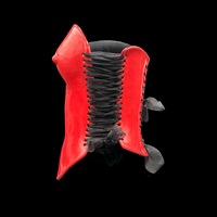 Red Tatas wearable ceramic corset by: Nicole Moan  - Thumbnail 2