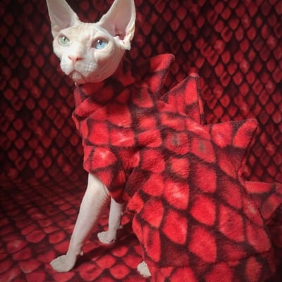 Red gargoyle - luxe fleece