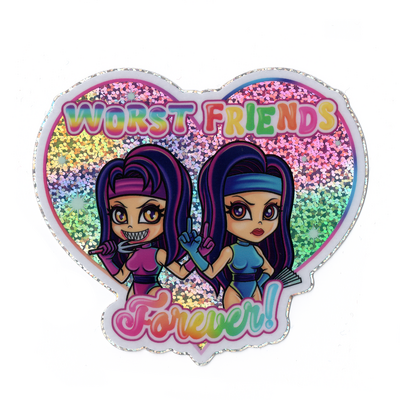 Mortal Kombat Mileena and Kitana Sticker