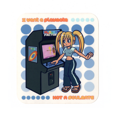 Ultracade Girl Sticker