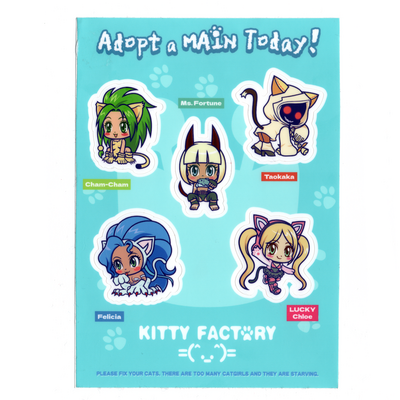 Adopt a main sticker sheet