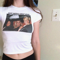 MAKE AMERICAN GREAT AGAIN BABY TEE - Thumbnail 2