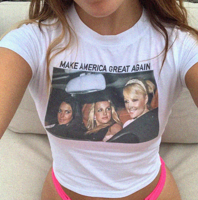 MAKE AMERICAN GREAT AGAIN BABY TEE