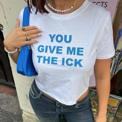 You give me the ick baby tee