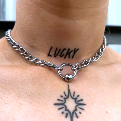 Free shipping-ring ball choker - Thumbnail 2