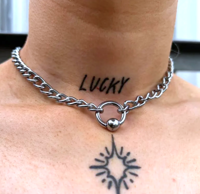 Free Shipping-RING BALL CHOKER