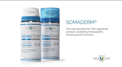2 Bottles Somaderm Topical 3.4oz 