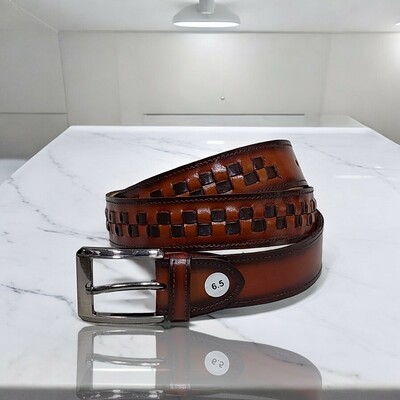 Men's  handmade leather belt