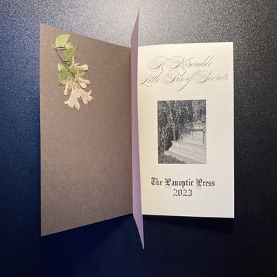 A miserable little pile of secrets