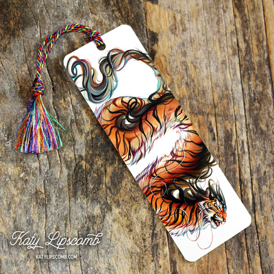 Tiger dragon - bookmark