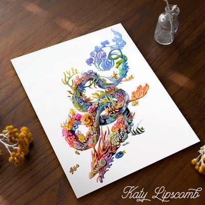 Coral Dragon - Print
