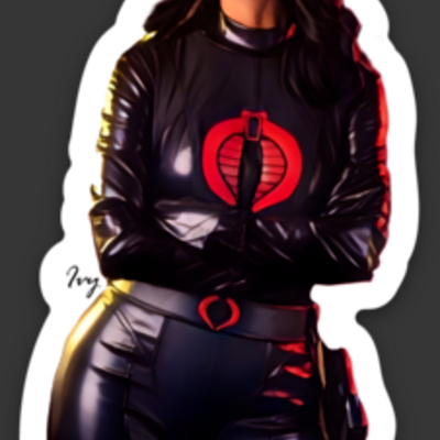 Baroness 1.42″ × 3″ die cut sticker