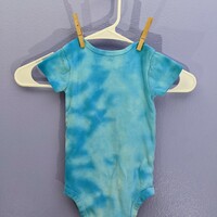 Baby bodysuit 18 months blue tie dye  - Thumbnail 1