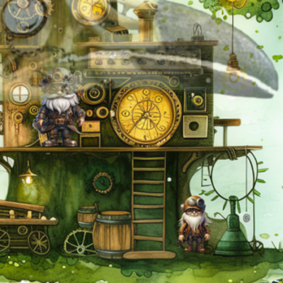 Airship gnome traveler's inn