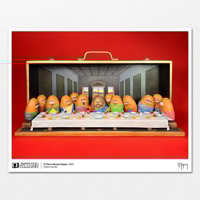 13 piece mclast supper art print