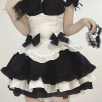 Halloween  Sexy French maid costume with accessories - Thumbnail 5