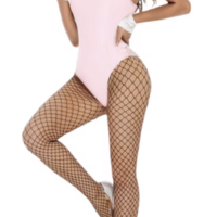 Sexy Halloween Bunny Girl Costume Pink or Black with accessories - Thumbnail 2