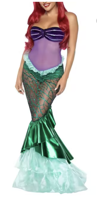 Halloween Sexy Mermaid Costume Dress 2 varities