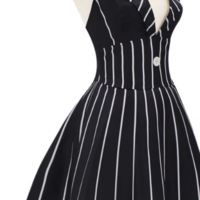 Halloween Sexy Jack Skellington Dress Costume  - Thumbnail 8