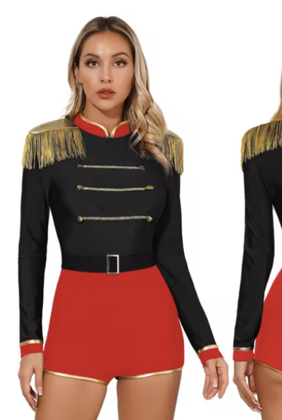 Ring Leader Circus Costume Red or Black