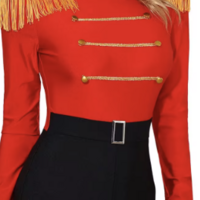 Ring Leader Circus Costume Red or Black - Thumbnail 6