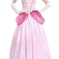 Princess Costume Dress and Crown - Thumbnail 6