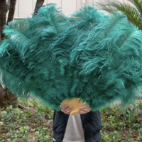 Burlesque Feather Fan Halloween prop Costume - Thumbnail 4