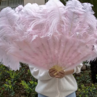 Burlesque Feather Fan Halloween prop Costume - Thumbnail 5