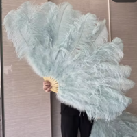 Burlesque Feather Fan Halloween prop Costume - Thumbnail 7