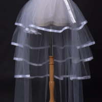 Burlesque Tulle skirt  tie Waist costume - Thumbnail 1