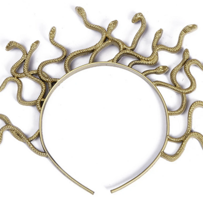 Medusa crown plastic halloween costume head piece