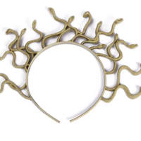 Medusa Crown Plastic Halloween Costume Head piece - Thumbnail 2